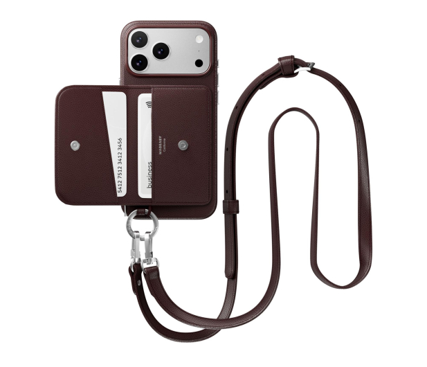 MAGEASY Pouch M do iPhone 17 Pro Max (Burgundy/Burgundy ) - 1416048 - zdjęcie 2
